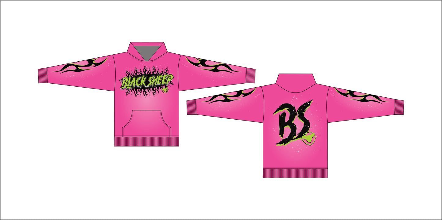 Black Sheep Hoodie (Hot Pink)