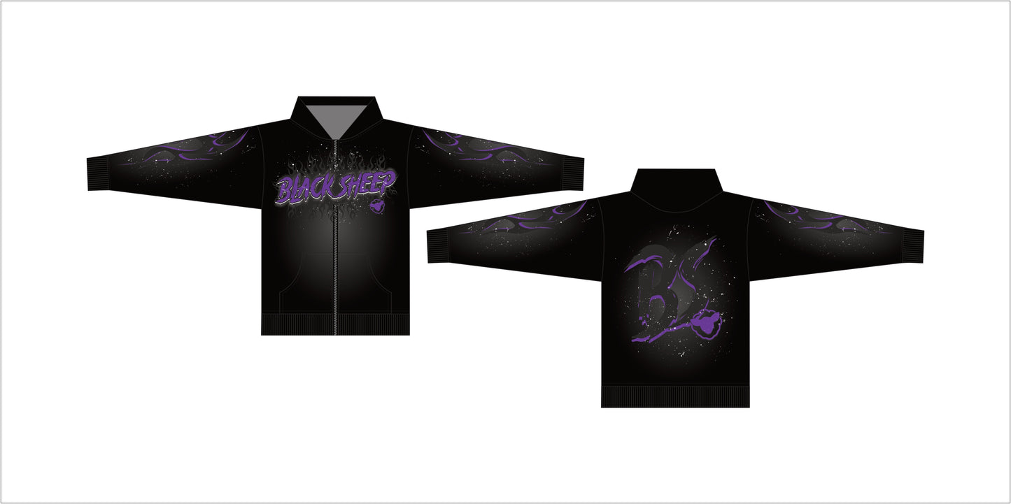 Black Sheep Hoodie  (Purple and Black)