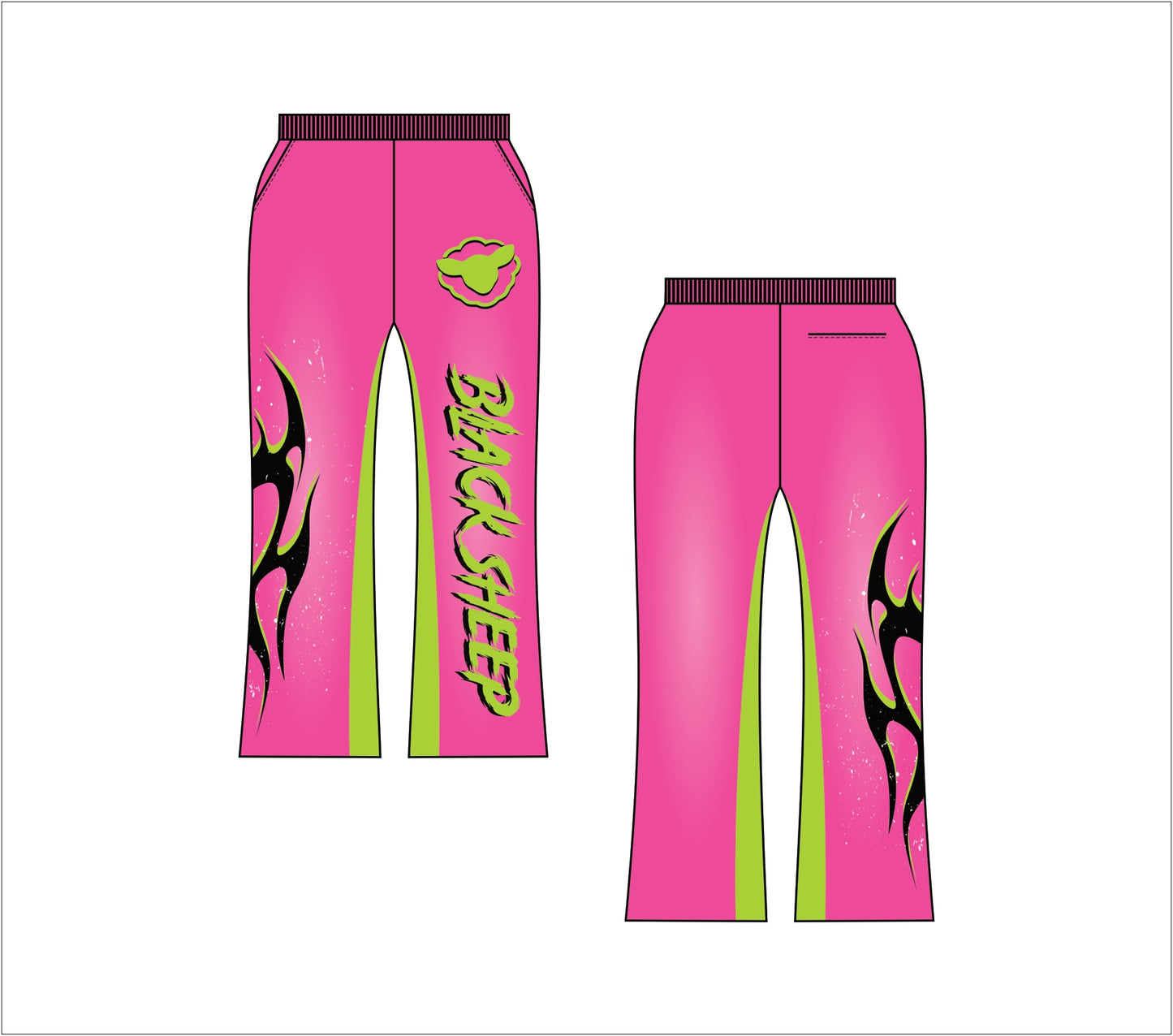 Black Sheep Pant (Hot Pink)