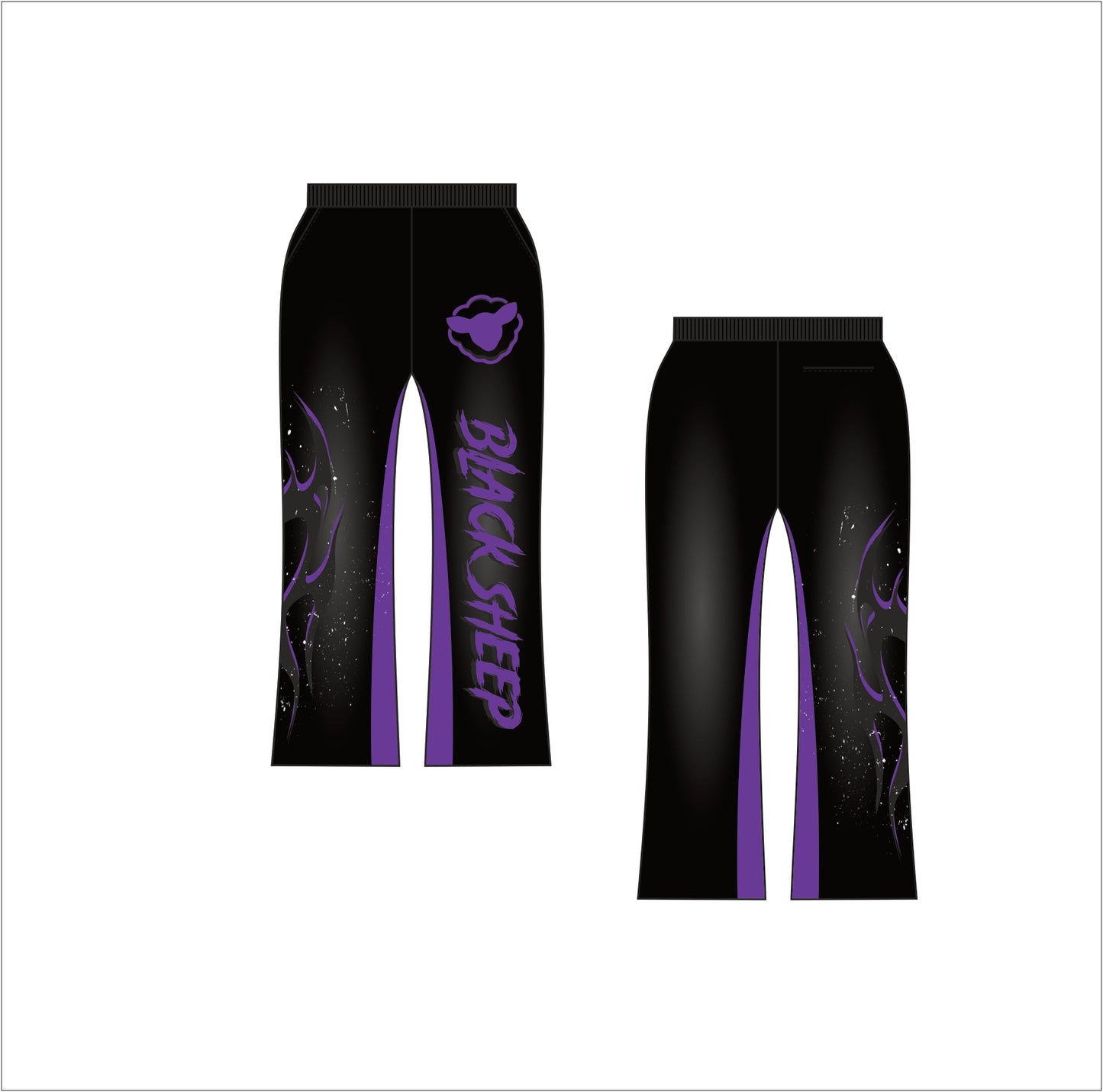 Black Sheep Pant (Purple and Black)