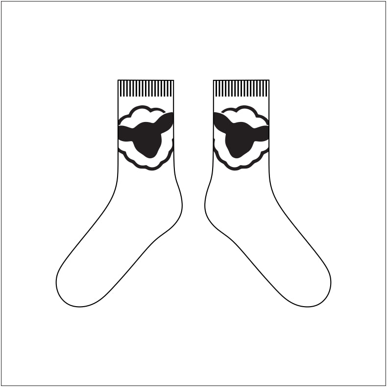 Black Sheep (Black and White) Socks