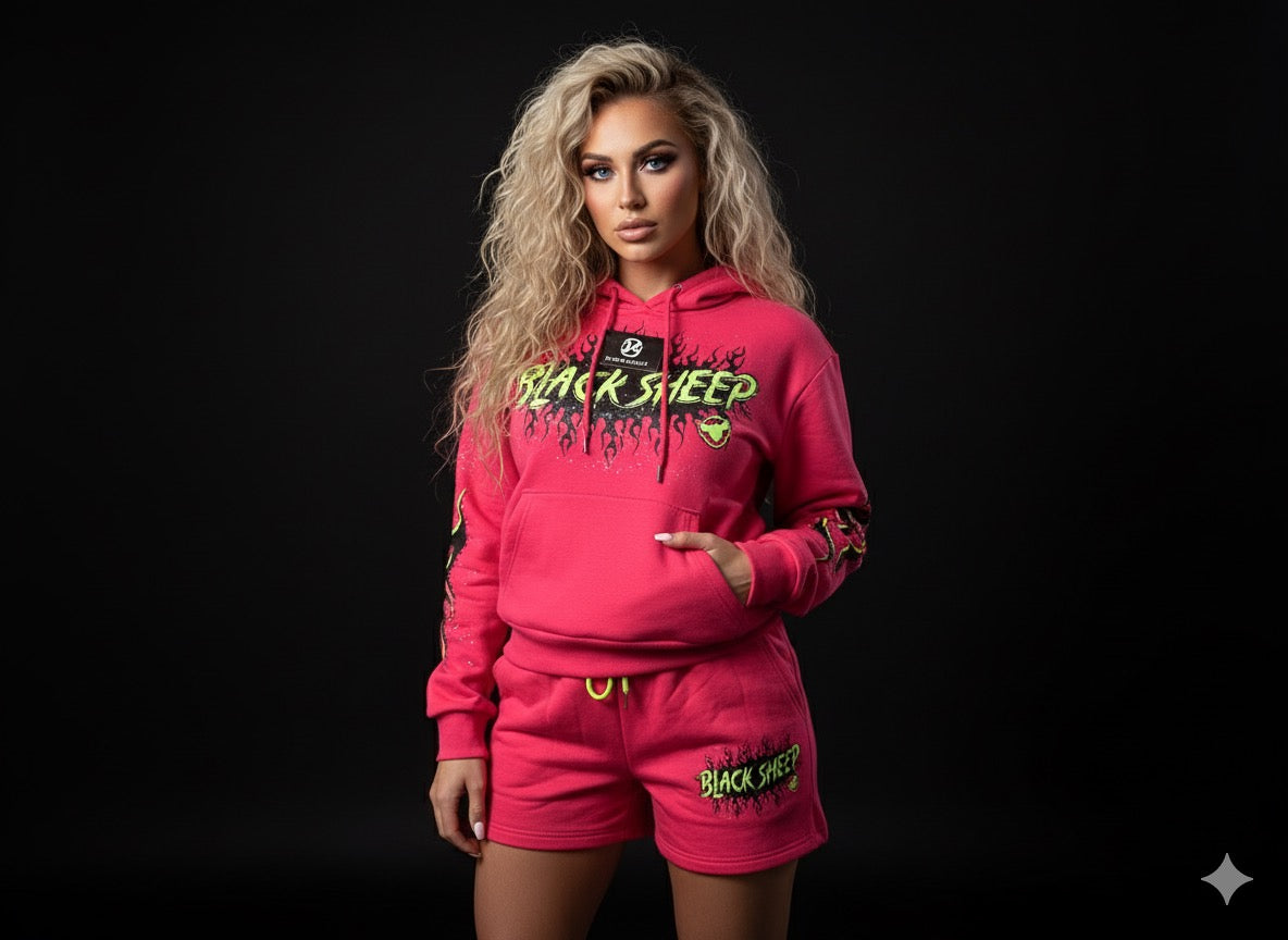 Black Sheep Short (Hot Pink)