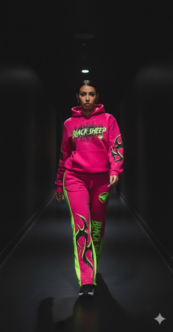 Black Sheep Pant (Hot Pink)