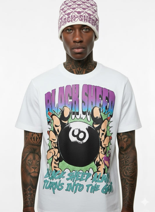 Goat Tee and Beanie (White)